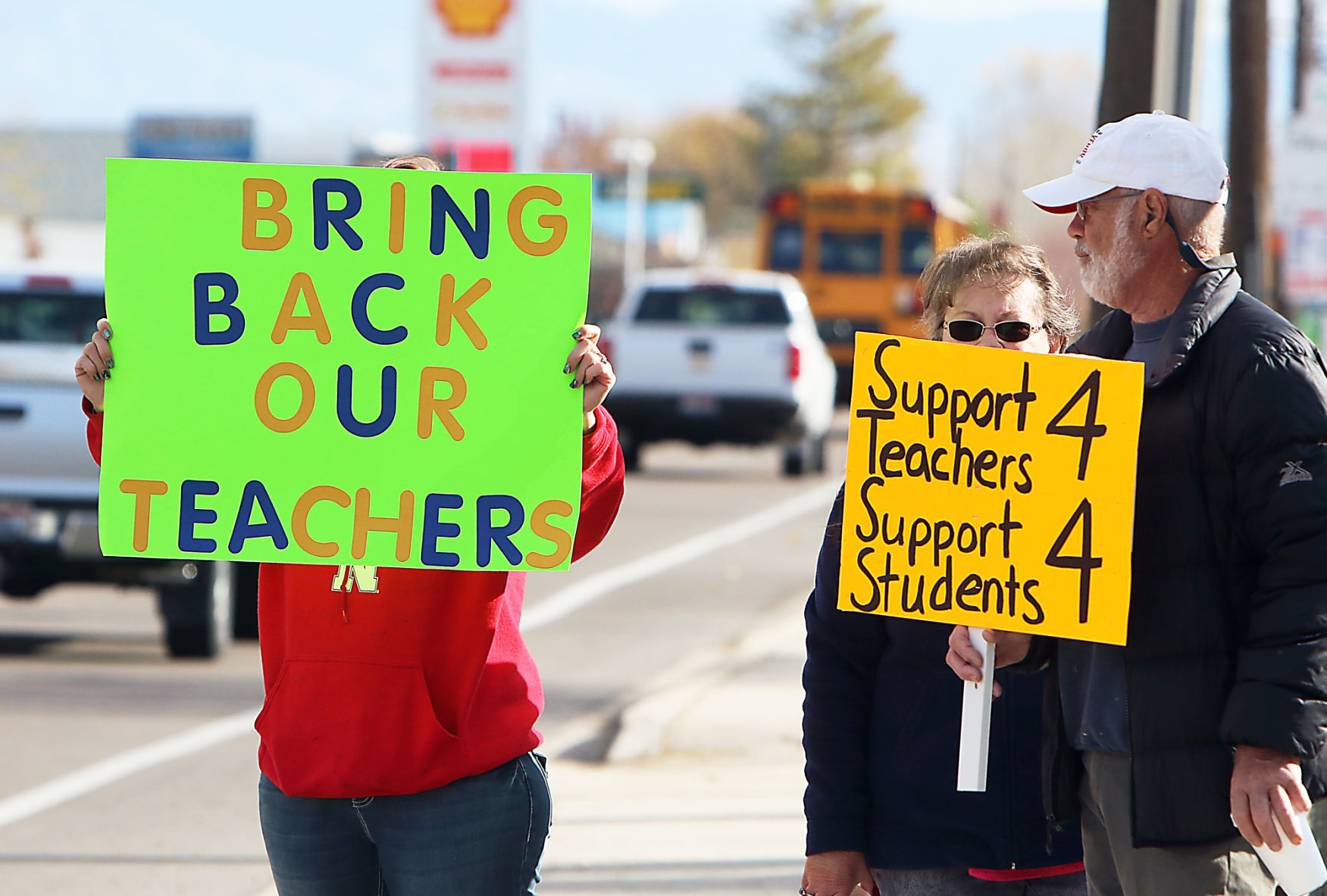 Middleton School protest
